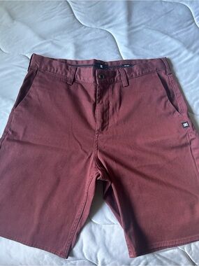 DC Men’s Burgundy Chino Shorts